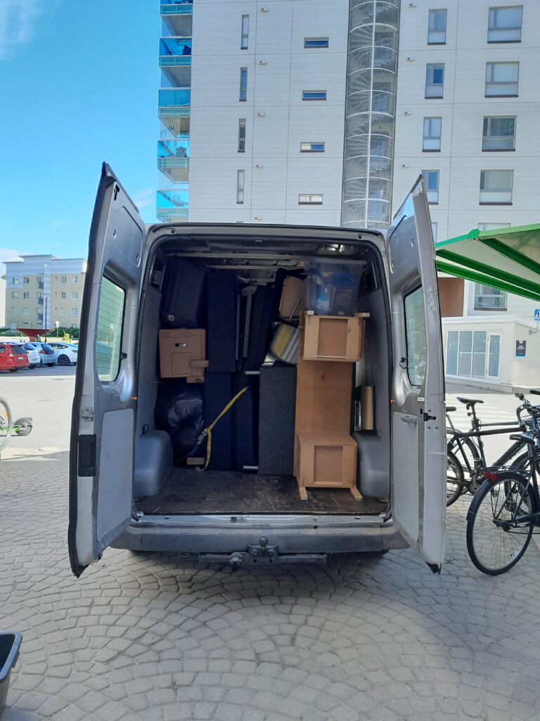 TRansit kuormattuna